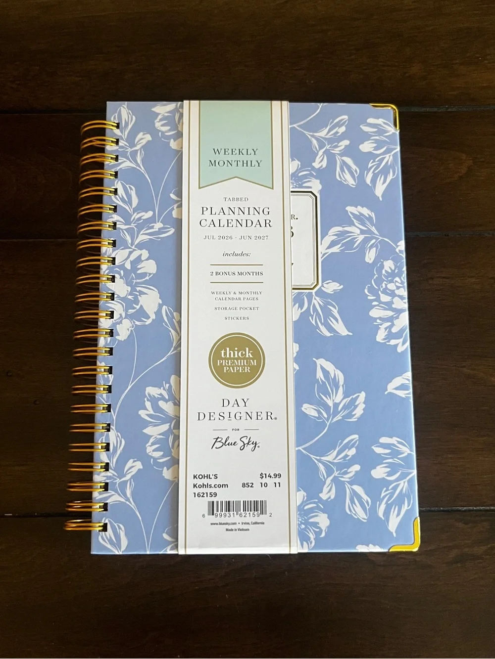 Day Designer Weekly & Monthly Planning Wirebound Calendar